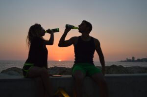 Photo Peach beer